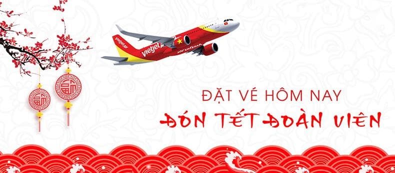 Đặt vé máy bay Tết 2020 Vietjet Air