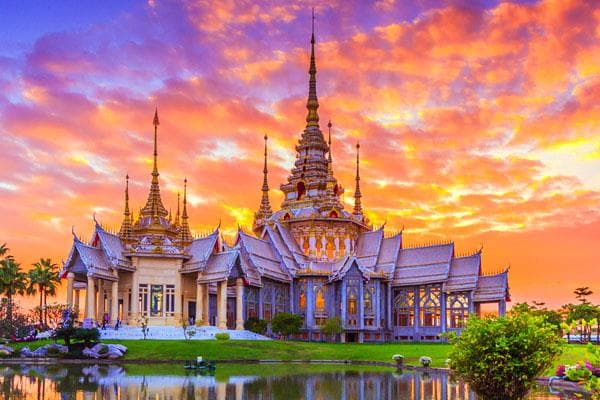 Thái Lan - Chợ Nổi Bốn Miền – Buffet Baiyoke Sky