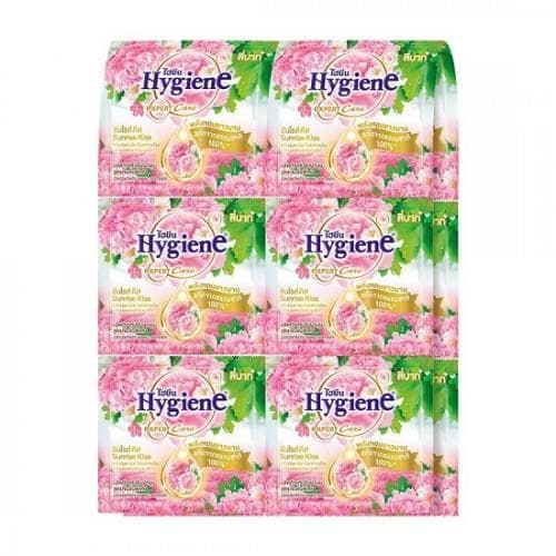 Dây 12 Bịch Nước Xả Vải Đậm Đặc Hygiene Sunrise Kiss 20ml Thái Lan