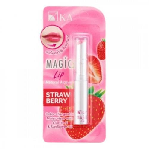 Son Dưỡng Môi KA Magic Lip Màu Dâu Tây 2.2g Thái Lan