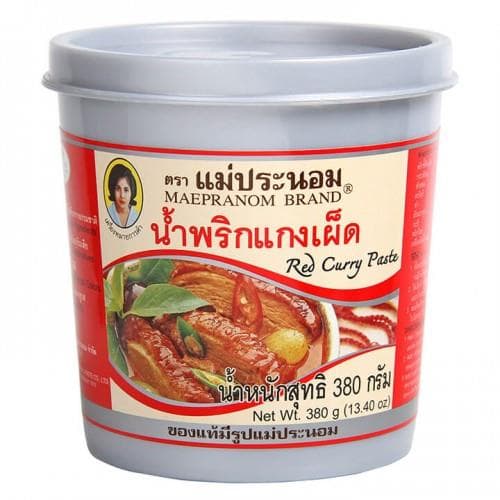 Gia Vị Cà Ri Đỏ Maepranom Red Curry Paste 380g Thái Lan