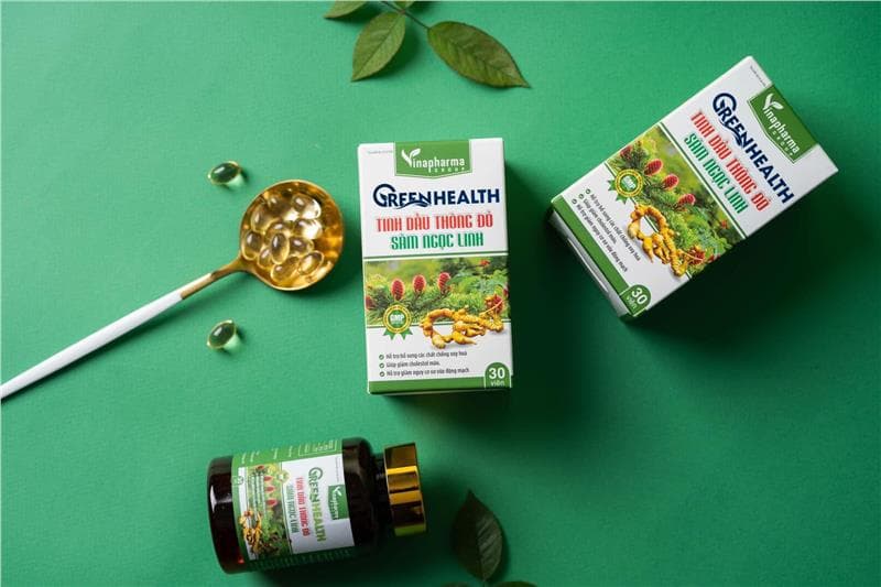 Tinh Dầu Thông Đỏ Sâm Ngọc Linh Green Health (Giảm giá 25% - Tích điểm)