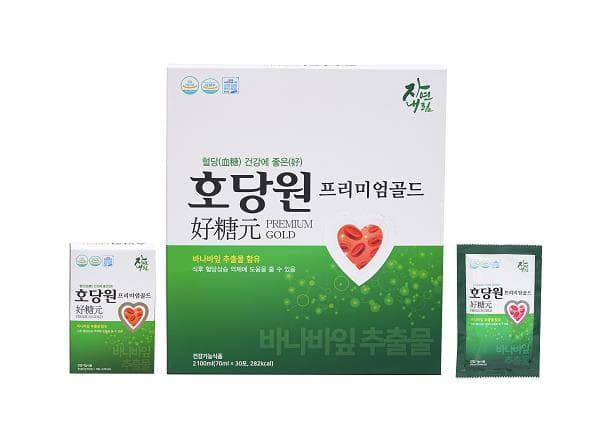 Nước uống hỗ trợ cải thiện đường huyết trong máu Hodangwon Premium Gold – 30 gói x 70ml