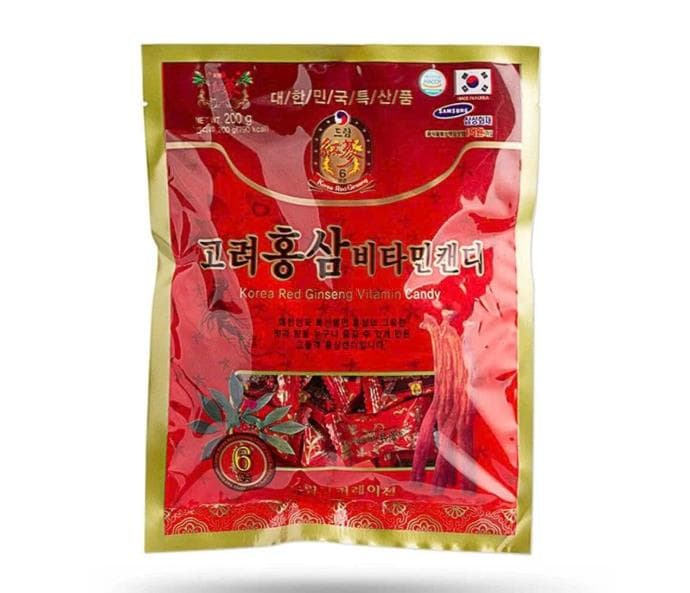 Kẹo Hồng Sâm Achimmadang HQ(Achimmadang Korean Red Ginseng Candy)