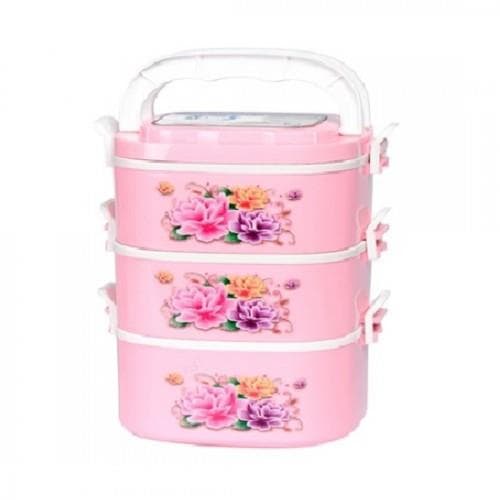 Cà Men Nhựa 2 Lớp 3 Ngăn PB614/3 Thái Lan