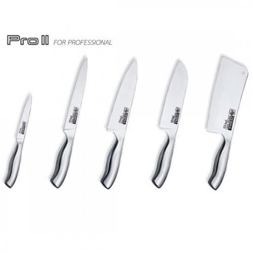 Bộ Dao Nhà Bếp 5 Món Cao Cấp Zebra Pro II Thái Lan