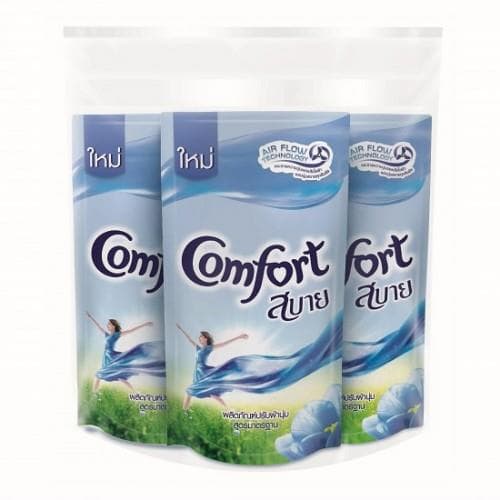 Combo 3 Nước Xả Làm Mềm Vải Comfort Xanh 580ml Thái Lan