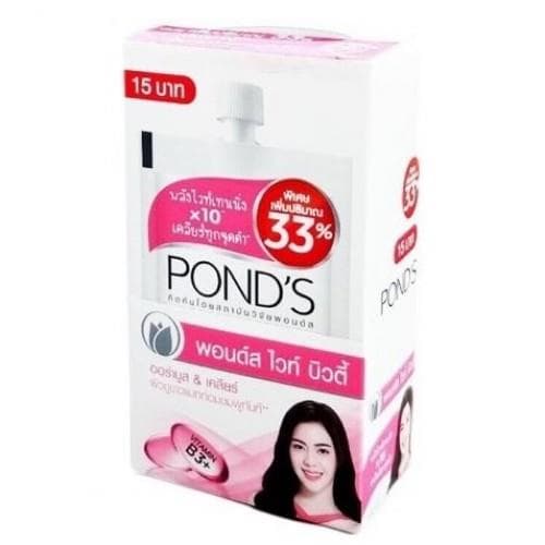 Hộp 6 Tuýp Serum Dưỡng Trắng Da Pond’s White Beauty Serum Cream 10x Thái Lan