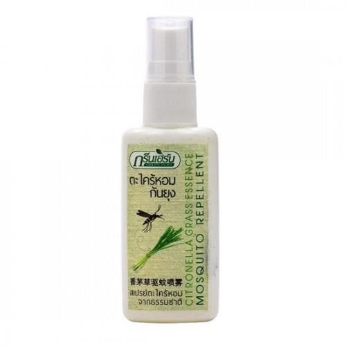 Xịt Chống Muỗi Hương Sả Green Herb Thái Lan