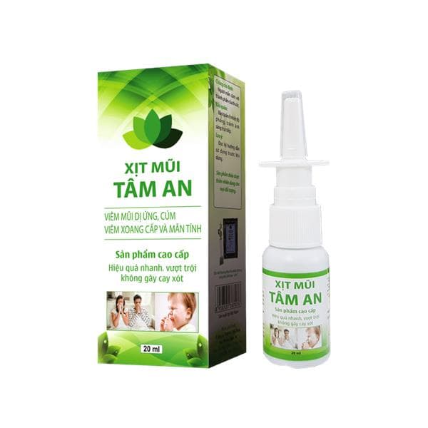 Xịt mũi Tâm An (Giảm giá 50%- Tích điểm)