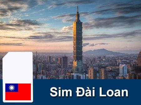 Sim du lịch Đài Loan - 7 ngày - 100GB - 4G - SB08