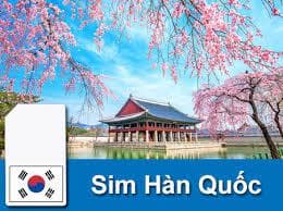 Sim du lịch Hàn Quốc - 10 ngày - 100GB - 4G - SB19