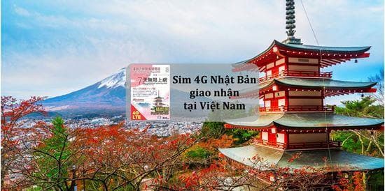 Sim du lịch Nhật Bản - 5 ngày - 1GB/ngày - 4G – SB02