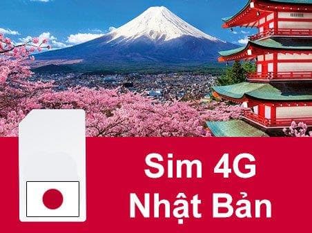 Sim du lịch Nhật Bản - 4 ngày - 1GB/ngày - 4G – SB01