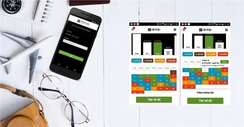 Cách đặt vé máy bay online giá rẻ