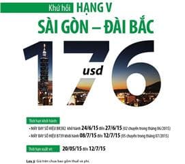 EVA Air tăng cường đặc biệt 7 chuyến bay HCM - Đài Bắc