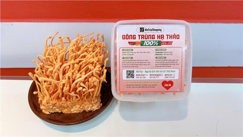 Hộp Đông Trùng Hạ Thảo Tươi (Giảm giá 5% - Tích điểm)