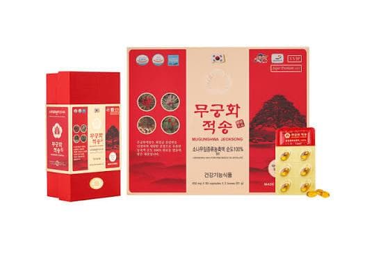 Tinh dầu thông đỏ Mugunghwa Jeoksong cao cấp – 180 viên