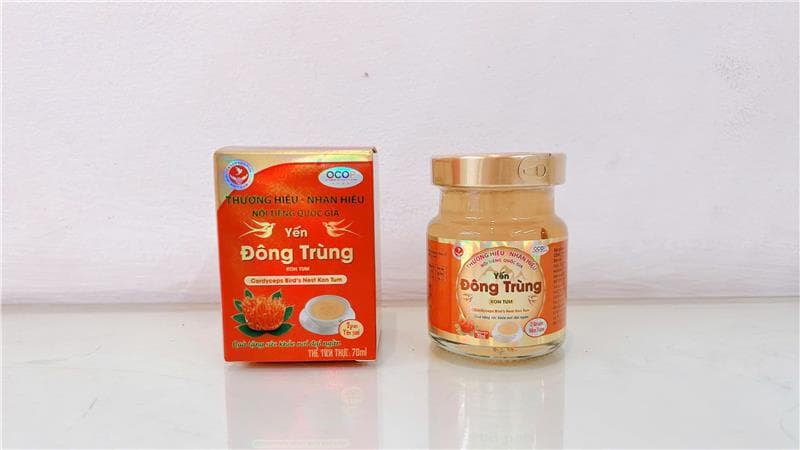 Yến Đông Trùng Kon Tum - Lọ 70ml - 25% Yến (2g Yến) | OCOP 4 Sao